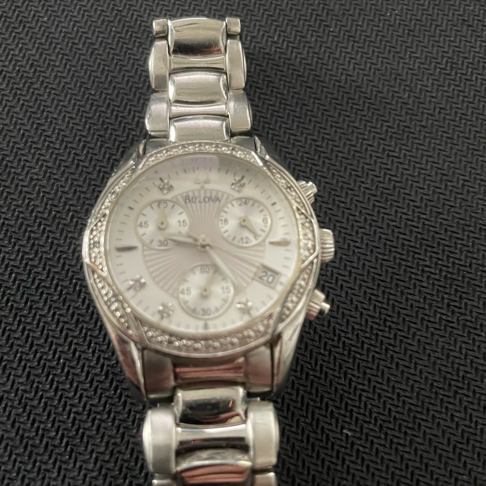 Bouliva Diamond Chronograph watch